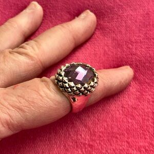 925 Thai Silver and Amethyst